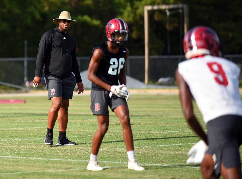 Dothan High Wolves begin football practice